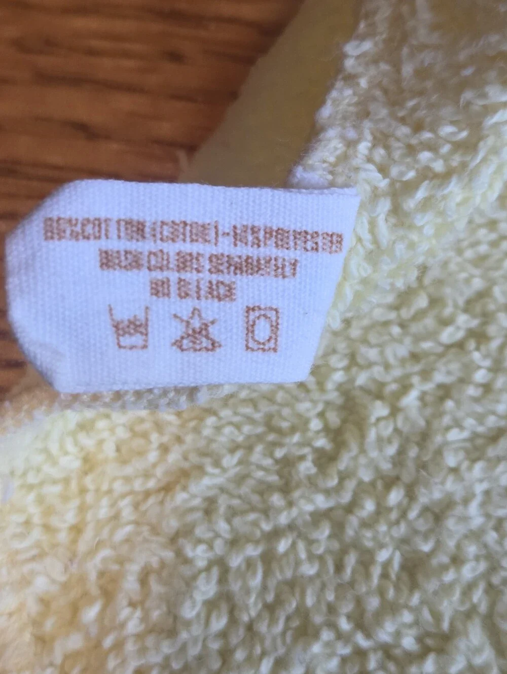 Vintage Cannon Monticello Santa Cruz Yellow Washcloths Set Of 4 NWOT